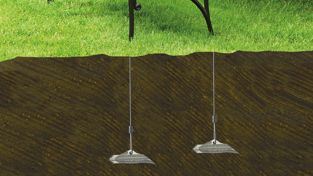 Erdanker DUCKBILL Typ 68-DBI, mit Stahlseil, einzeln