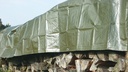 Gewebeplane «normal», 150 g/m², olivgrün, 4 x 5 m