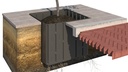 Wurzelführungsbahn ROLLRIB® 118 cm hoch, Rolle à 21 m