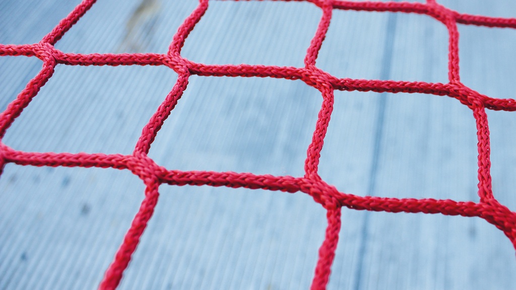 Abdecknetz rot knotenlos, 250 x 350 cm