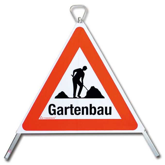 210.245_TRIOPAN-Faltsignal, Signal 1.14 «Gartenbau», tagesleuchtend, Grösse 60 cm