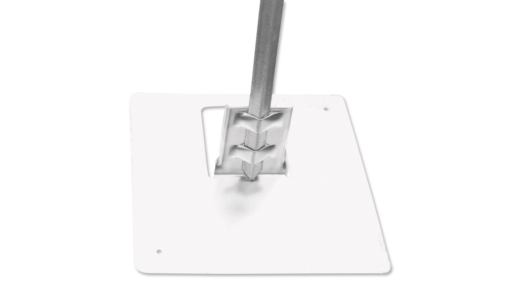 Fussplatte 25.4 x 25.4 cm