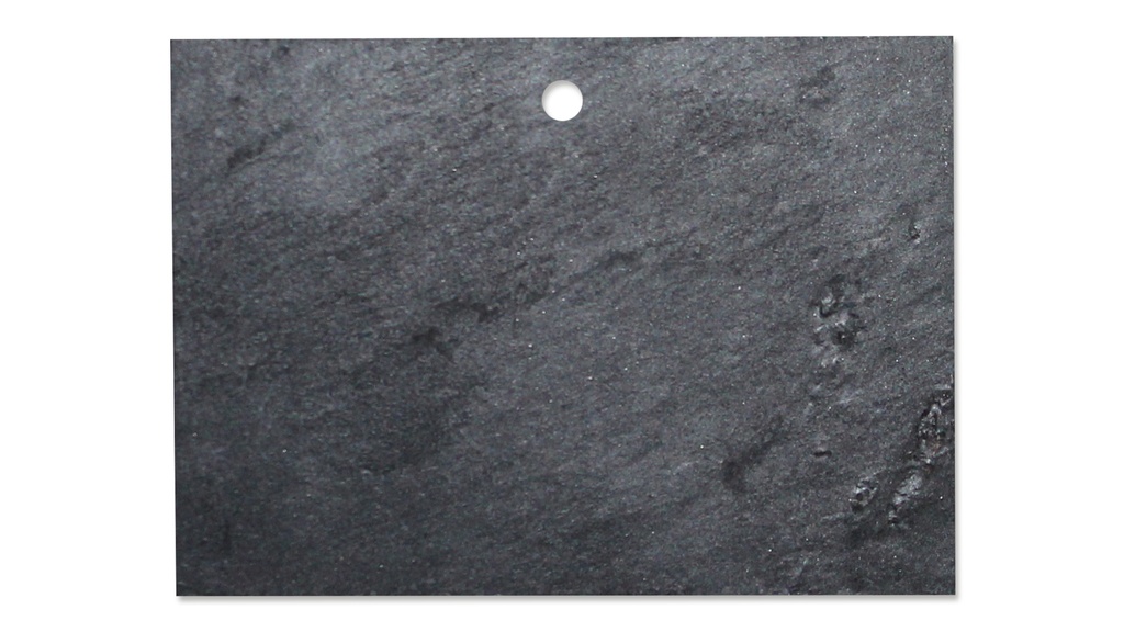 Schiefertafel eckig mit Loch 7 mm Ø, 95 x 70 mm