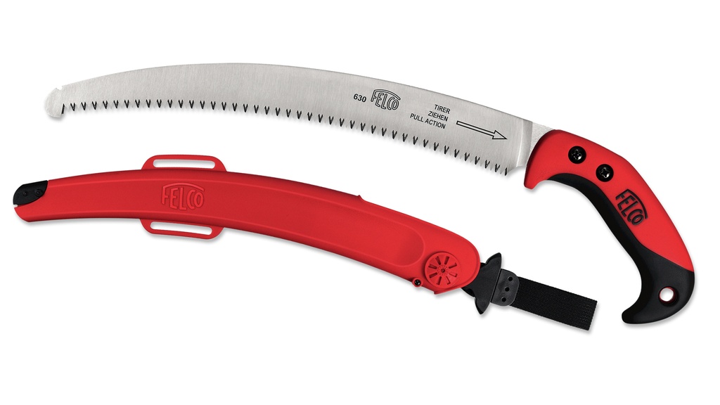 Scie de jardinier FELCO 630, lame courbe 33 cm, avec étui