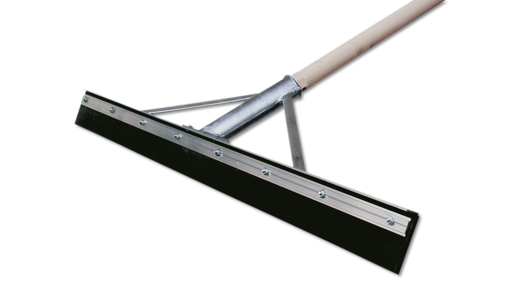 Gummischieber 80 cm breit, mit Stiel 170 cm