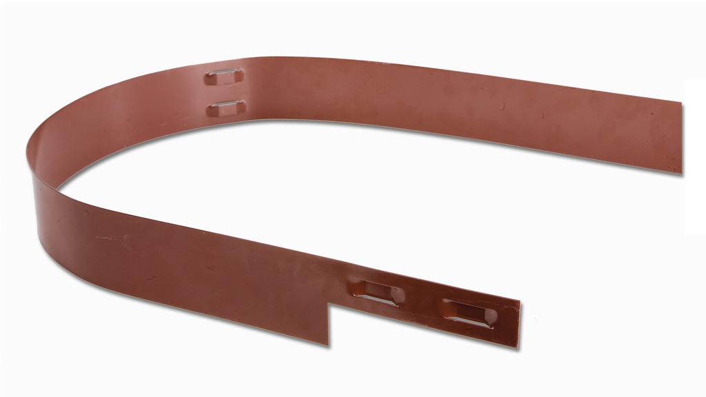 Randbegrenzung Stahl braun pulverbeschichtet, Höhe 10.2 cm, Dicke 3 mm