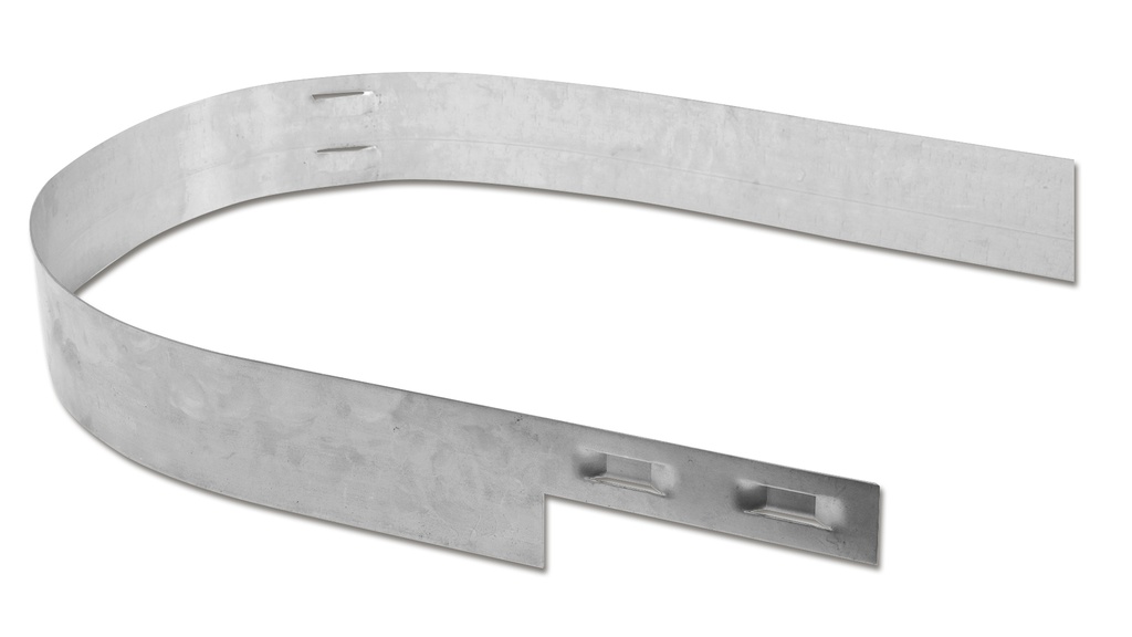 Bordure en acier galvanisée, hauteur 10.2 cm, épaisseur 3 mm