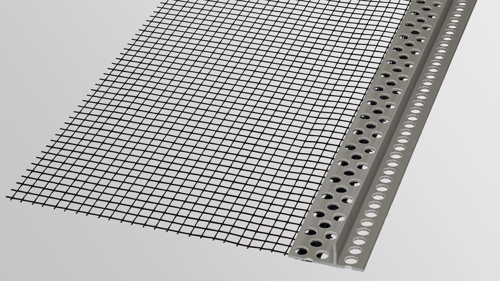 Profil de bordure pour pavés steinfix® filet gris, longueur 200 cm, hauteur du talon 22 mm