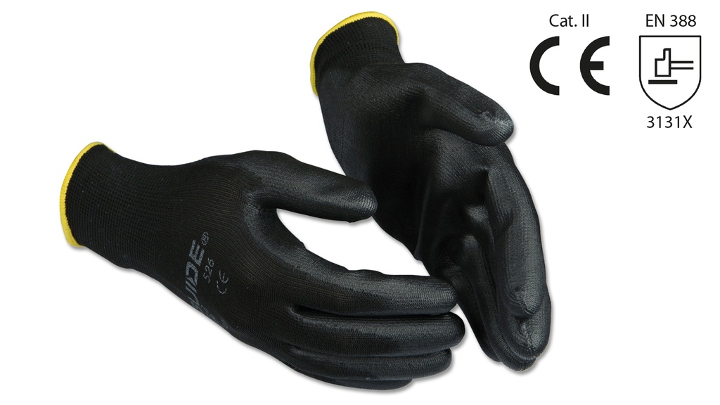 Schutzhandschuh GUIDE, schwarz, Grösse 8