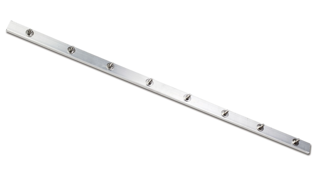 Klemmschiene Aluminium flach 150 cm