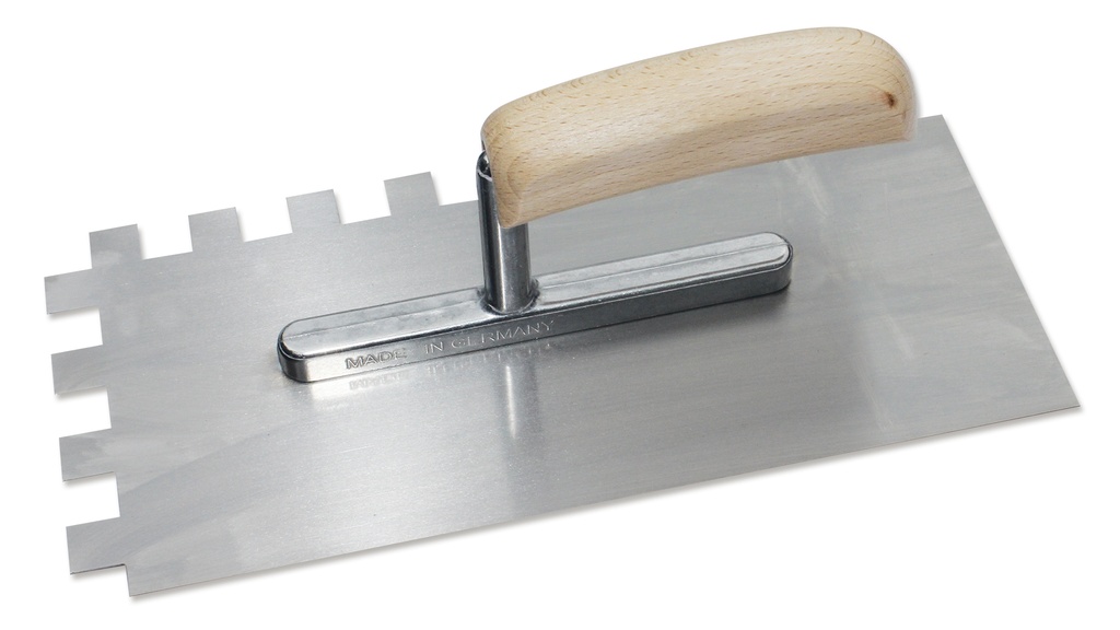 Glättekelle gezahnt 15 x 15 mm