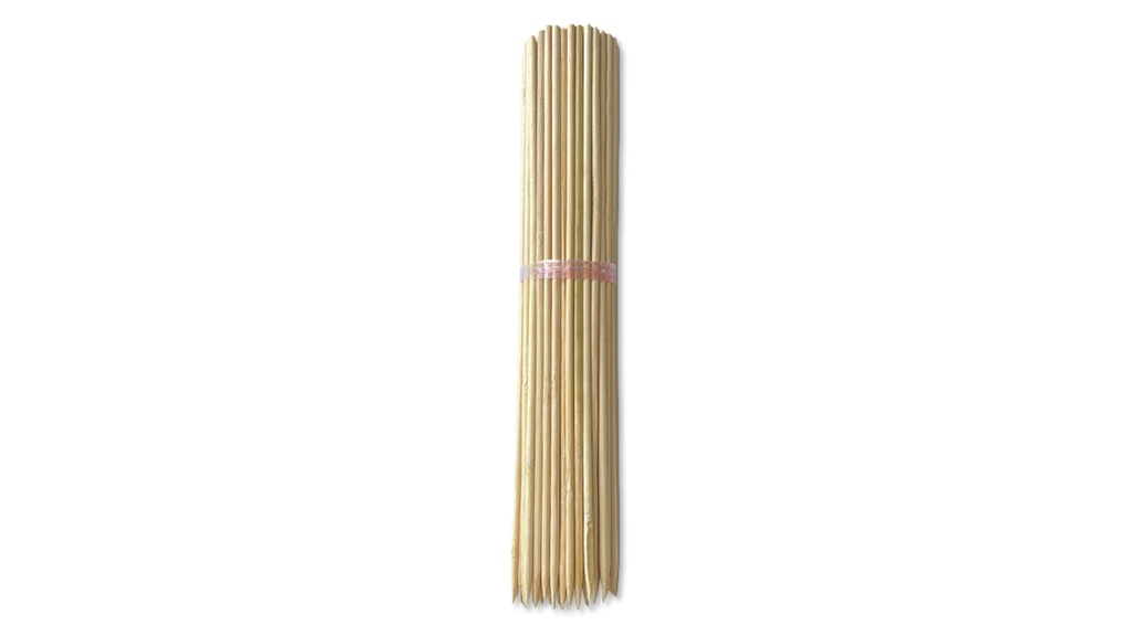 Bambou refendu couleur nature, longueur 25 cm, ø 3.5 mm, botte de 100 pièces