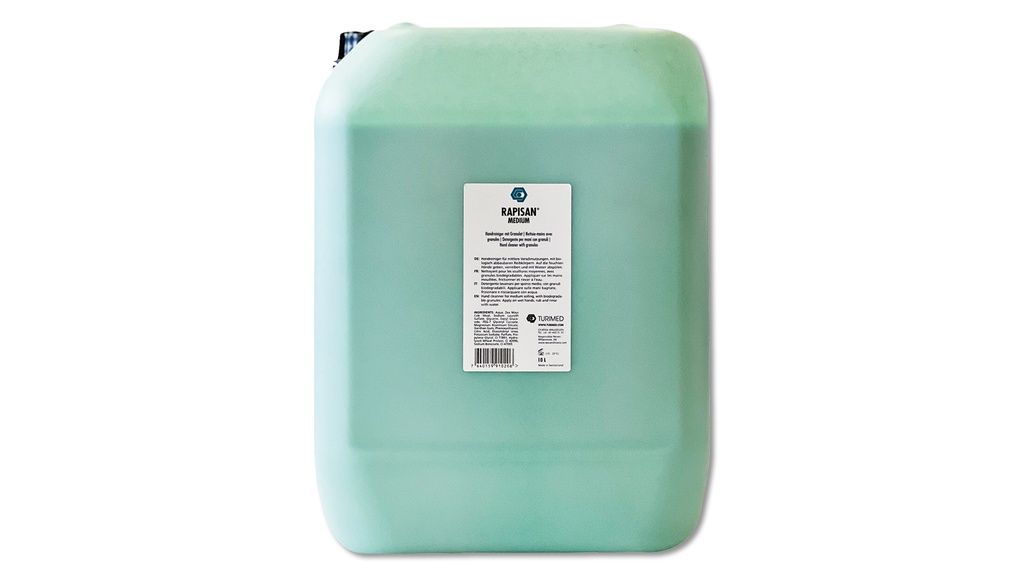 RAPISAN® MEDIUM Nettoiemains avec granules, bidon de 10 litres
