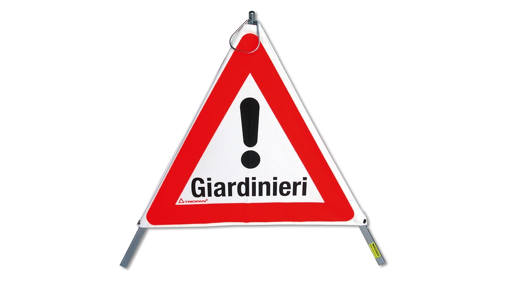 Signal pliable TRIOPAN, signal 1.13 «Giardinieri», qualité normale, grandeur 90 cm