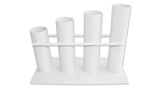 Récipient pour fil de fer pour fleurs, en quatre parties