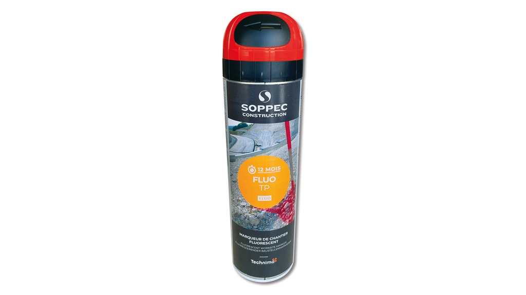 Markierspray fluoreszierend Farbe rot 500 ml