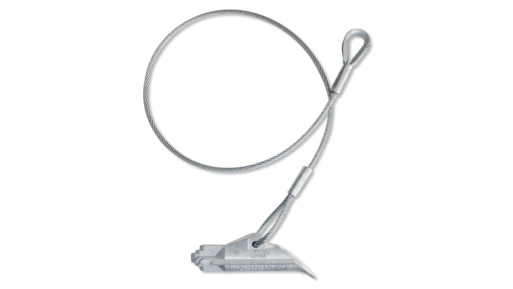 Erdanker DUCKBILL Typ 88-DBI, mit Stahlseil, einzeln