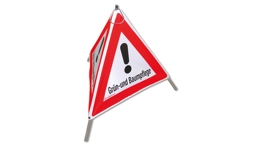 TRIOPAN-Faltsignal, Signal 1.30 «Grün- und Baumpflege», tagesleuchtend, Grösse 60 cm