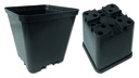 Kakteen-Container schwarz 13 x 13 x 13 cm, 420 Stück