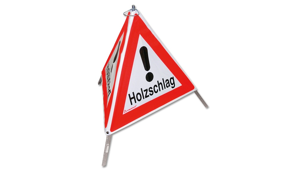 TRIOPAN-Faltsignal, Signal 1.30 «Holzschlag», tagesleuchtend, Grösse 60 cm