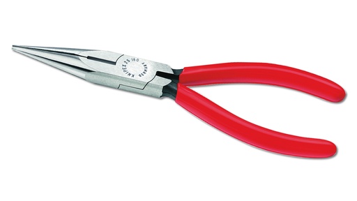 Pince demi-ronde KNIPEX mâchoire droite vers l'avant, 16 cm