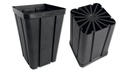 Kakteen-Container schwarz 9 x 9 x 13 cm, 840 Stück
