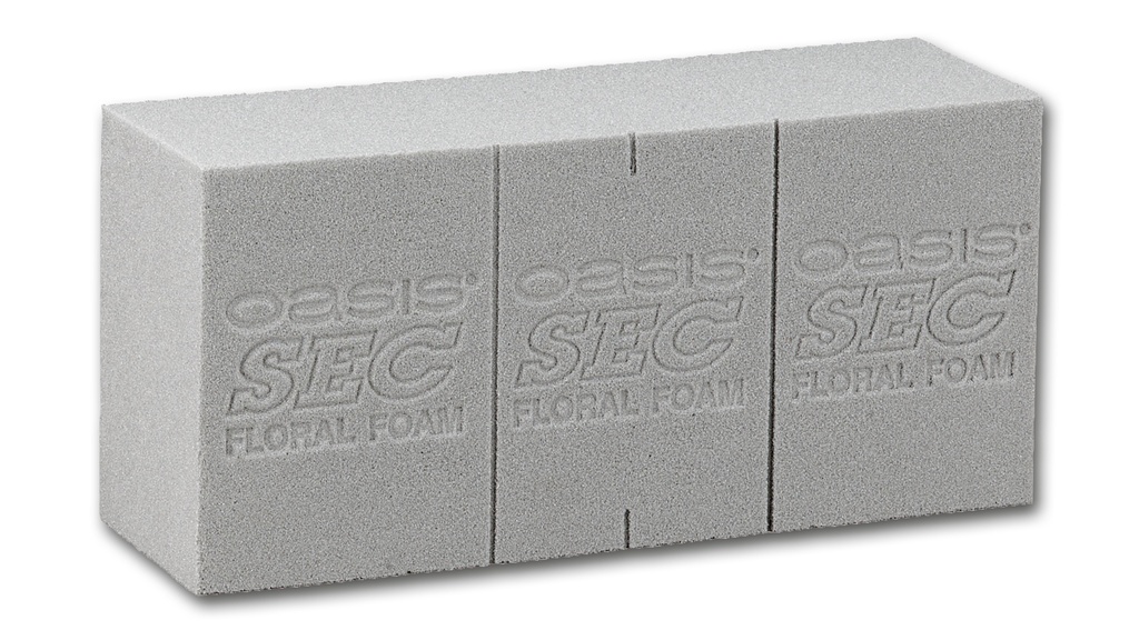OASIS® SEC Steckschaum für Trockenblumengestecke 35 Ziegel