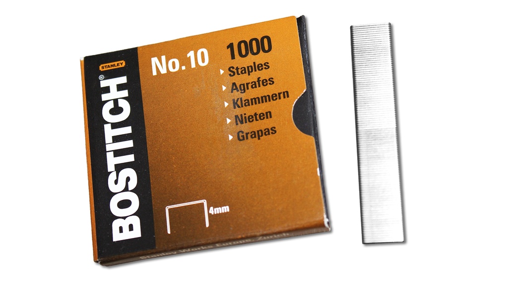 Agrafes pour pince à agrafer BOSTITCH HP10, 1000 agrafes