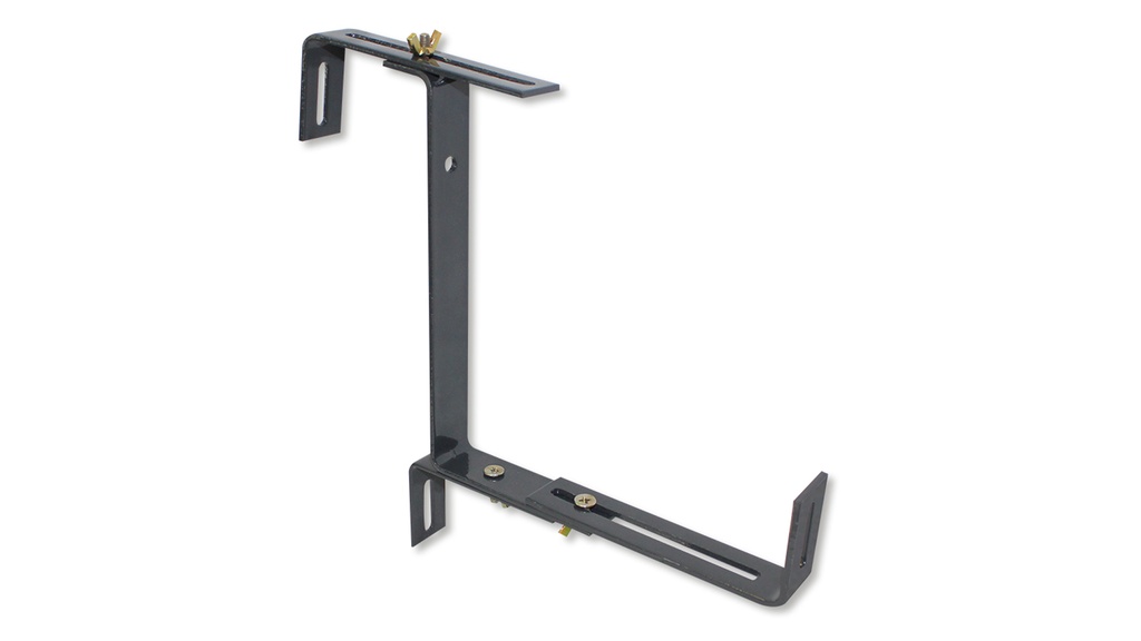 Blumenkastenhalter mit Abstützwinkel anthrazit