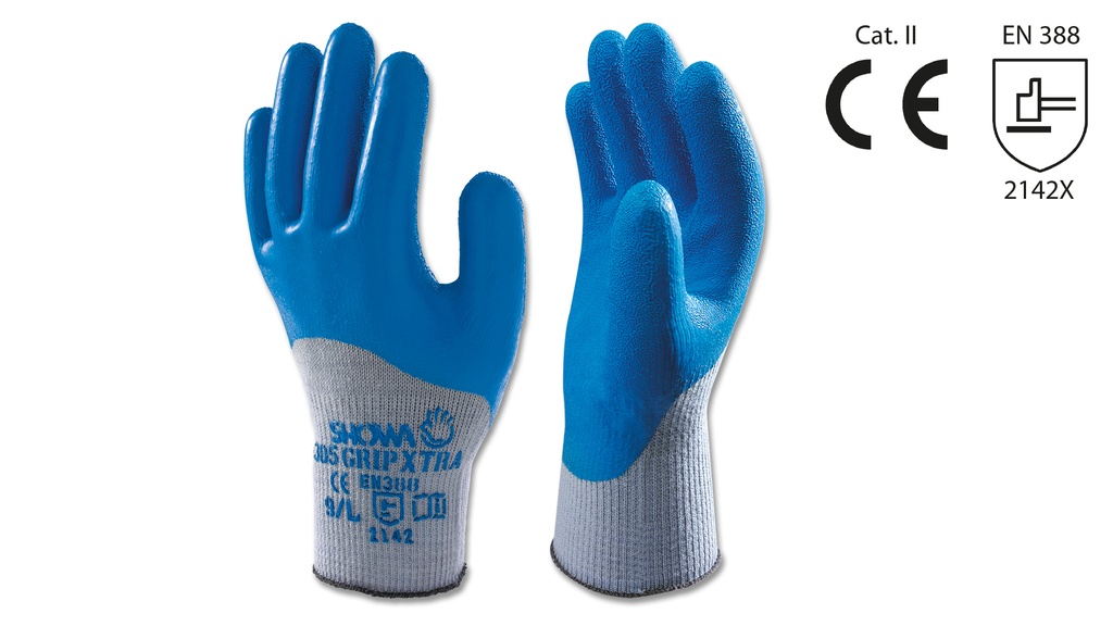 Schutzhandschuhe SHOWA GRIP XTRA blau, Grösse 8/M