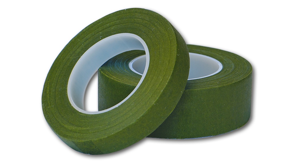 OASIS® FLOWER TAPE vert mousse, 26 mm x 27.5 m