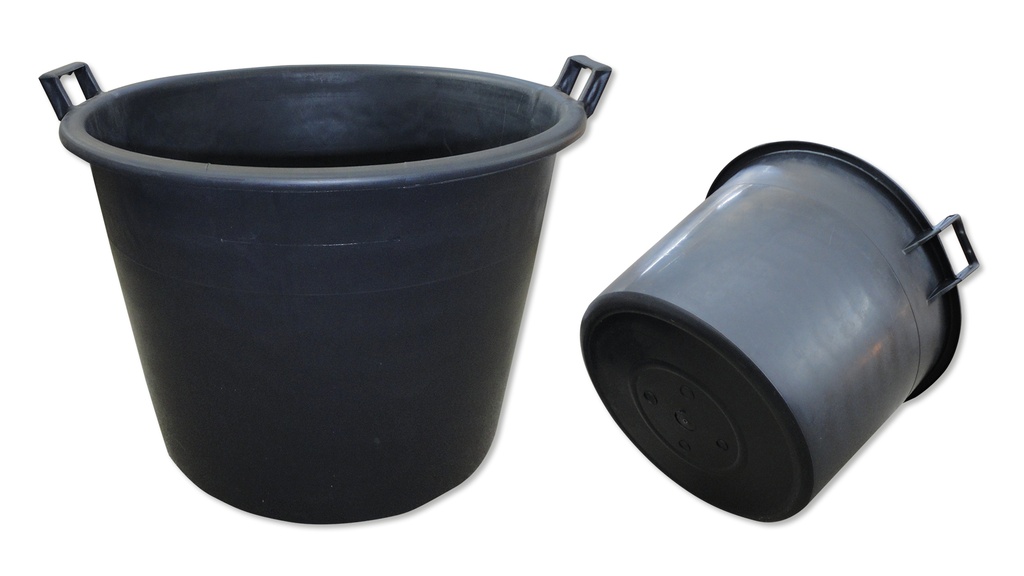 Pflanzkübel schwarz 50 lt, ohne Löcher