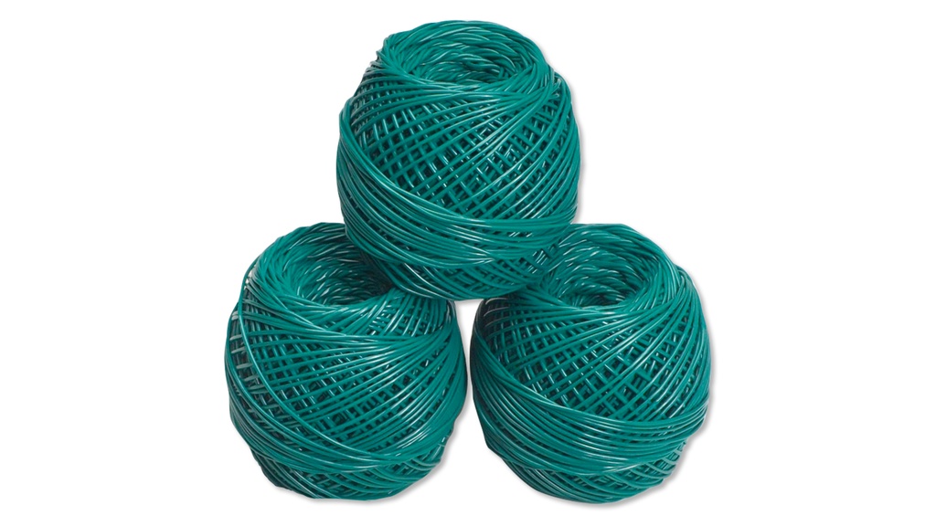 Bindeschlauch extra elastisch grün, 3.5 mm ø, Knäuel à 1 kg