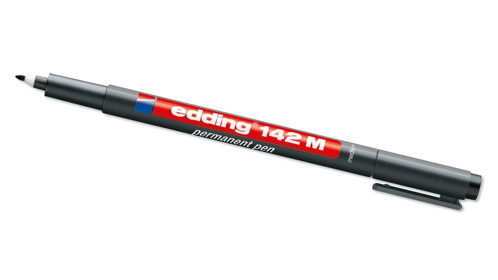 Wetterstift «EDDING 142 M», schwarz, Strichstärke ca. 1 mm