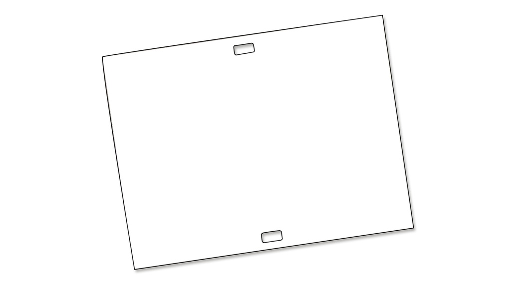 Schildblatt «Windsafe» weiss für Laserdrucker, 105 x 140 mm, 100 Bogen
