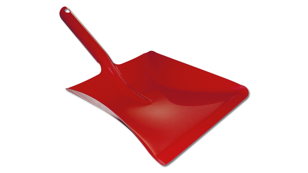 Kehrichtschaufel, lackiert, 26 cm breit