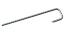ÖKO-Haken L gerippt blank, 50 cm, 100 Stück