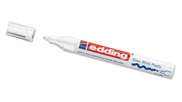 [424.270] Lackmarker «EDDING 750», weiss, Strichstärke ca. 2-4 mm