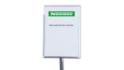 [436.540] Cadre pour plaques A4 plus format portrait, piquet 46 cm