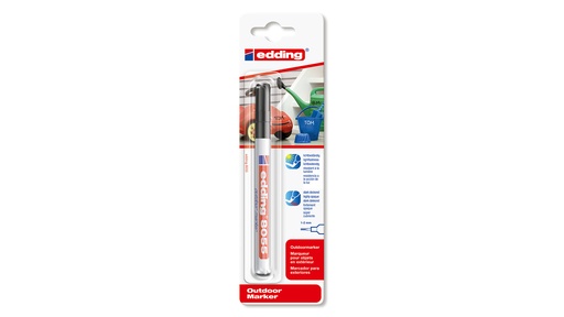Outdoormarker «EDDING 8055», schwarz, Strichstärke 1-2 mm