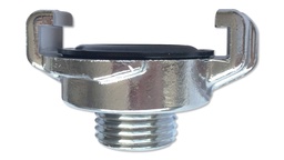 [151.104] Schnellkupplung aus Messing verchromt ½" AG (20 mm)