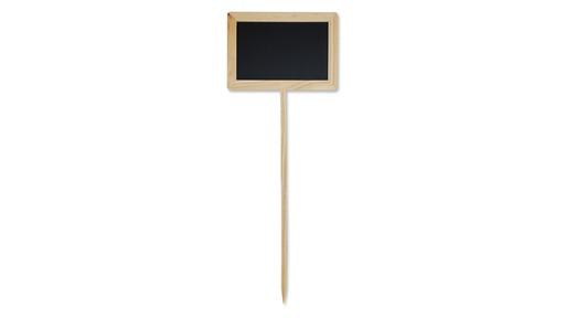 Système «bois-ardoise», hauteur surface 54 cm, grandeur pancarte 105 x 155 mm