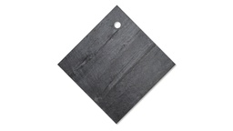 [442.110] Schiefertafel rautenförmig mit Loch 7 mm Ø, 95 x 95 mm