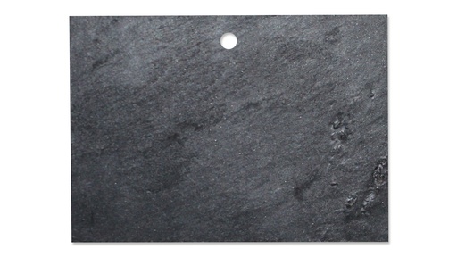 Schiefertafel eckig mit Loch 7 mm Ø, 120 x 100 mm