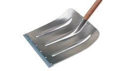 [290.510] Schneeschaufel aus Leichtmetall mit Stiel, 39 cm breit