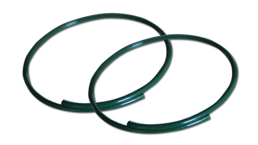 Nelkenringe grün, 25 mm ø, Karton à 500 g