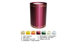 [404.469.57] Kranzband gelb mit Goldrand, 125 mm breit, 25 m