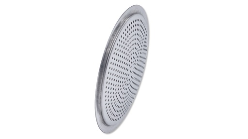 Platine 50 mm ø mit Sieblöcher 1.0 mm