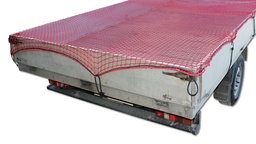 [242.005] Abdecknetz rot knotenlos, 150 x 270 cm