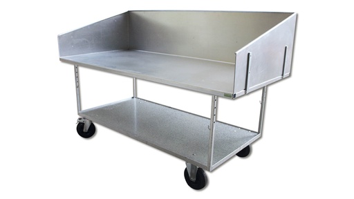 Arbeitstisch, Arbeitsplatte 95 x 200 cm Edelstahl 1.25 mm dick